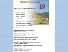 Tablet Screenshot of laforgeproperties.com